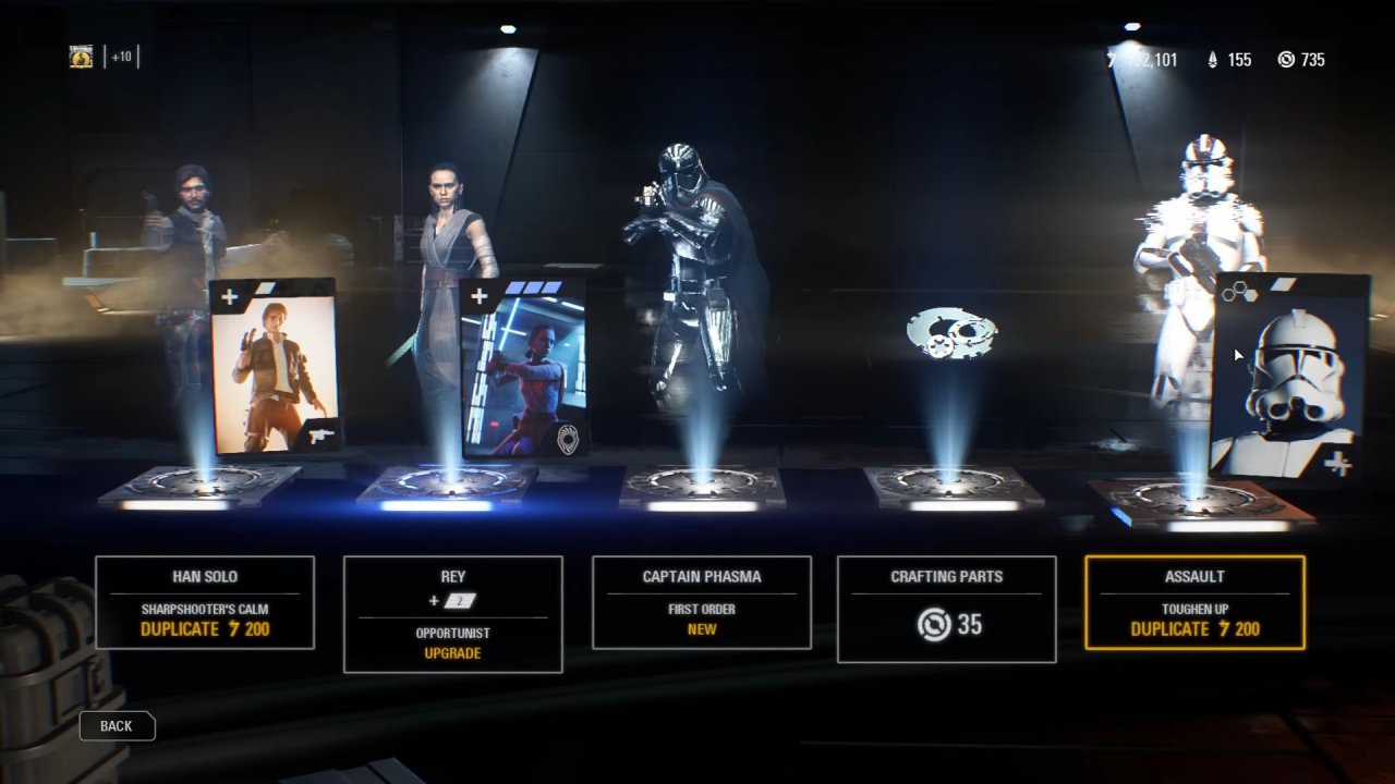[16/12/2022] Die Lootcrates in Star Wars Battlefront 2 besaßen massive Pay2Win-Elemente und waren im Endeffekt notwendig, wenn der Spieler in absehbarer Zeit einen Helden spielen wollte.