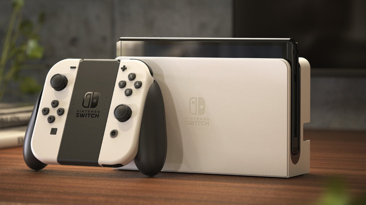 Das OLED-Modell der Nintendo Switch.