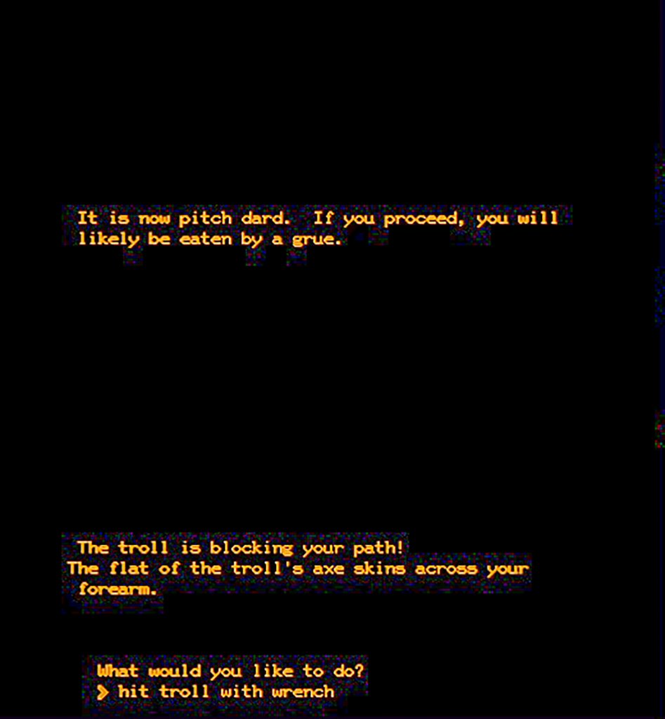 [03/03/2023] Ob sich der garstige Troll aus Adventure wirklich so leicht mit einem Schraubenschlüssel erschlagen lässt ...?