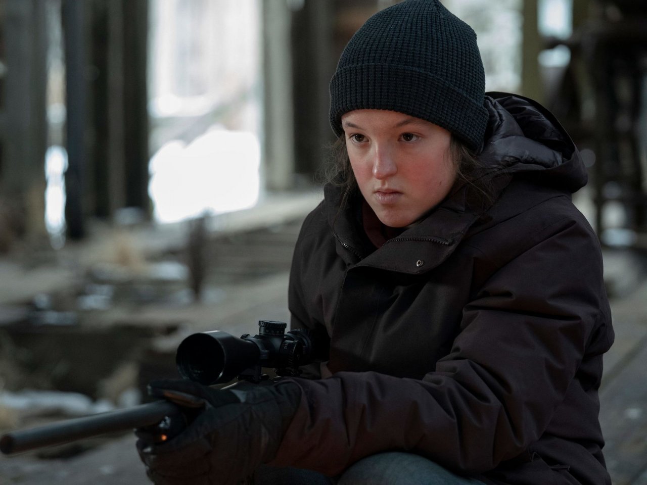 Bella Ramsey als Ellie in The Last of Us.