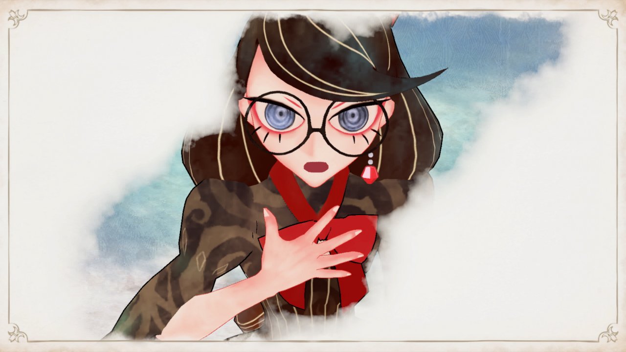 Man sieht Cereza, die Protagonistin von Bayonetta Origins.