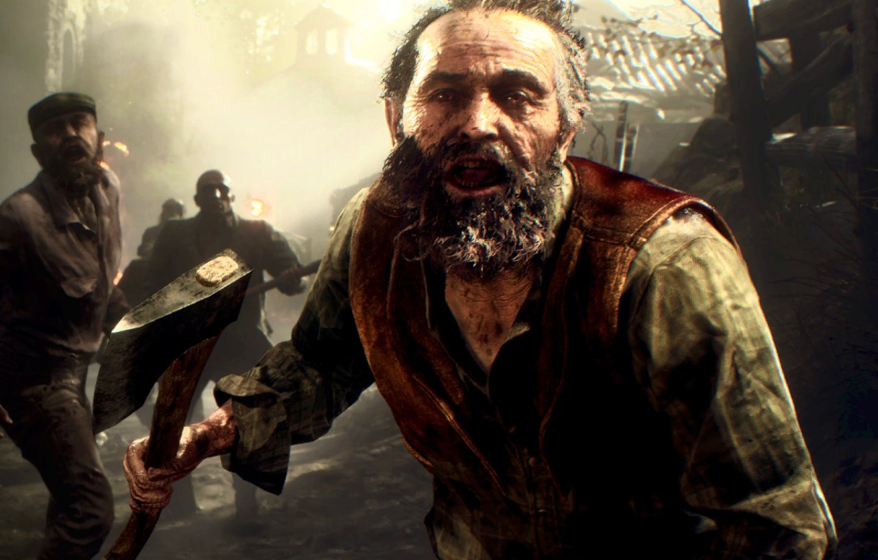 Gegner mit Beil aus Resident Evil 4 Remake - Demo.