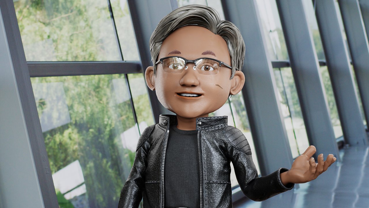 Jen-Hsun Huang als Nvidia-Omniverse-Avatar