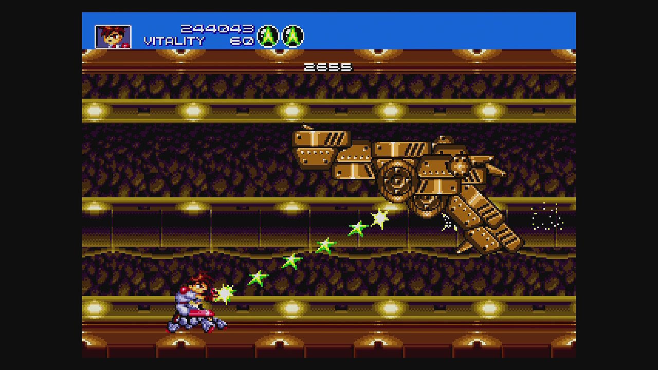 Kampfszene aus Gunstar Heroes