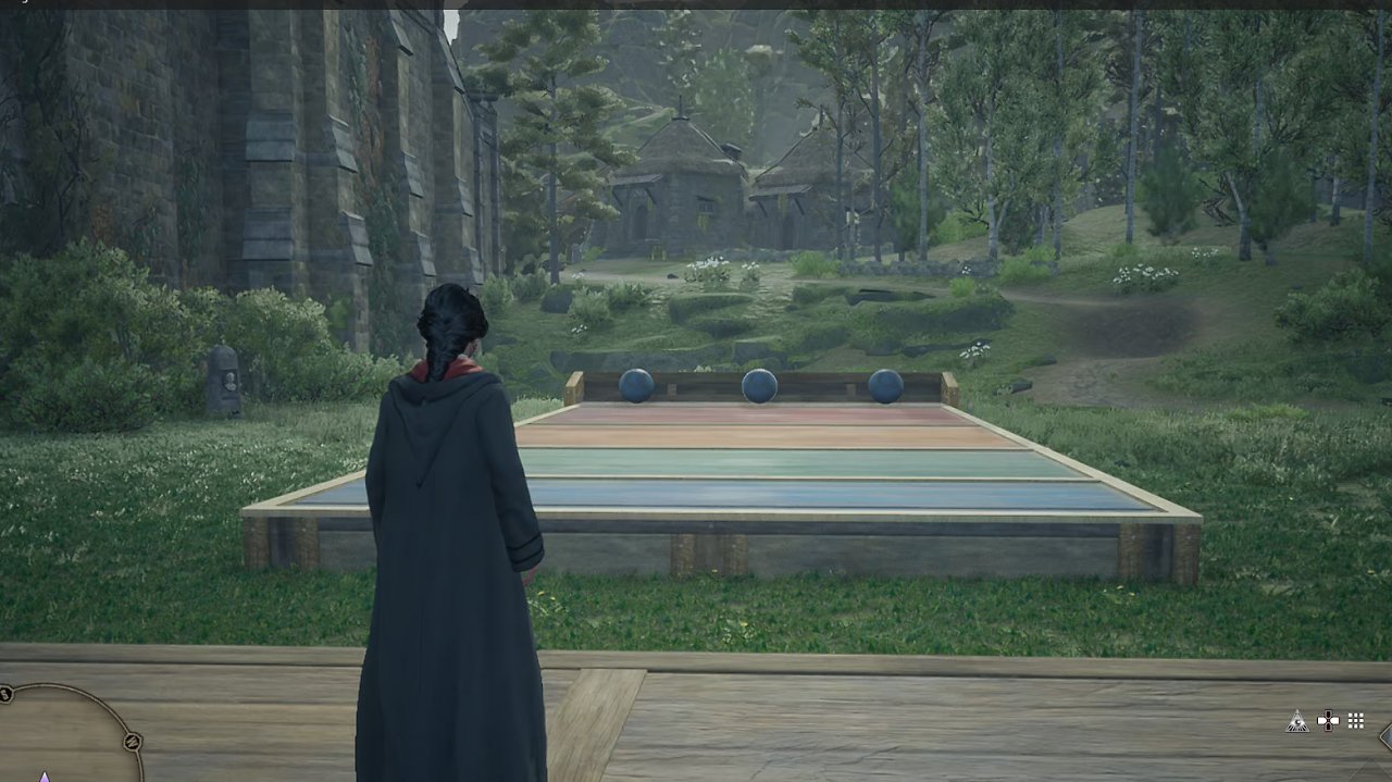 Mensch vor Accio-Feld ps4