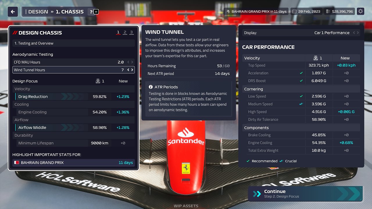 Fahrzeugentwicklung bei Ferrari