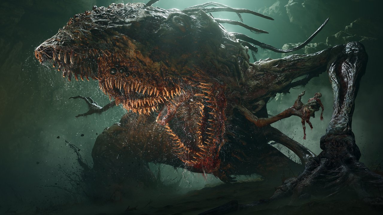 Einer der verstörenden Bosse aus Lords of the Fallen.