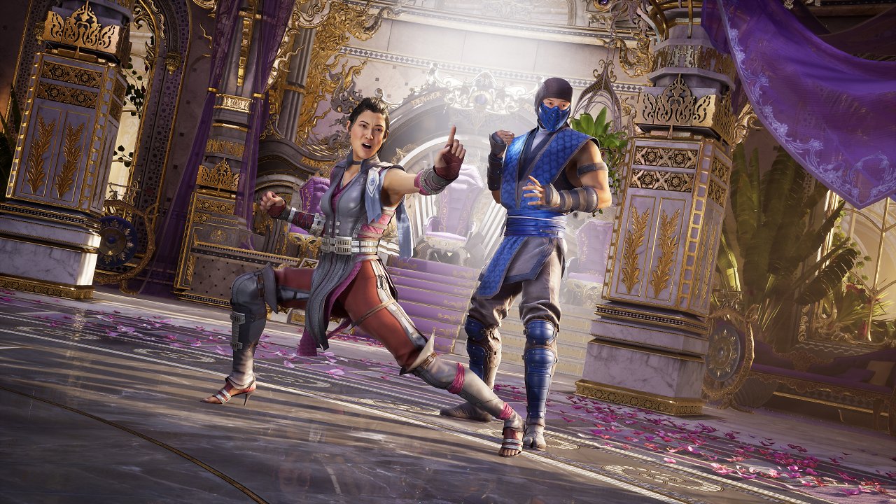 Li Mei posiert zusammen mit Sub Zero.