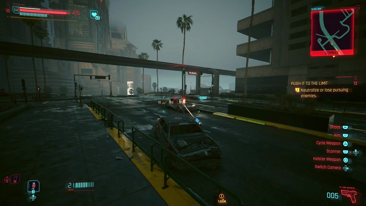 Straße in Cyberpunk
