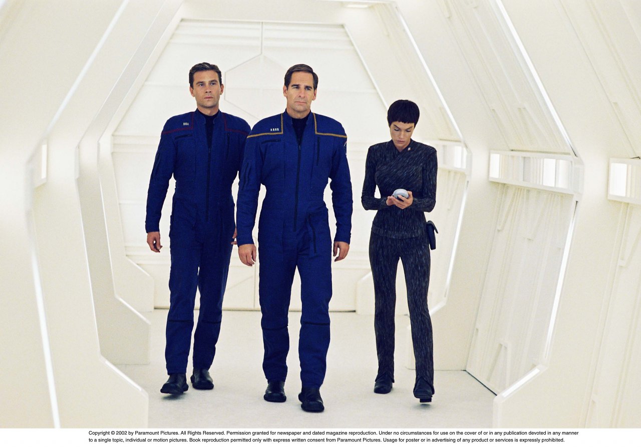 Trip, Captain Archer und T'Pol an Bord der vampiresken Raumstation