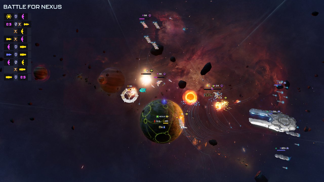 Raumkampf um den Planet Nexus