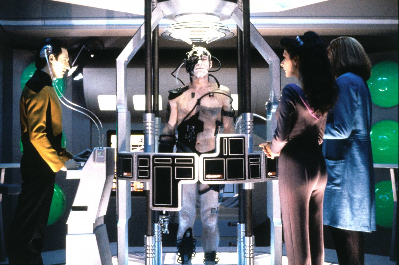 Das Borg-Trauma des Captain Picard war so groß, dass er anschließend zur Bewältigung aufs Weingut der Familie reiste.