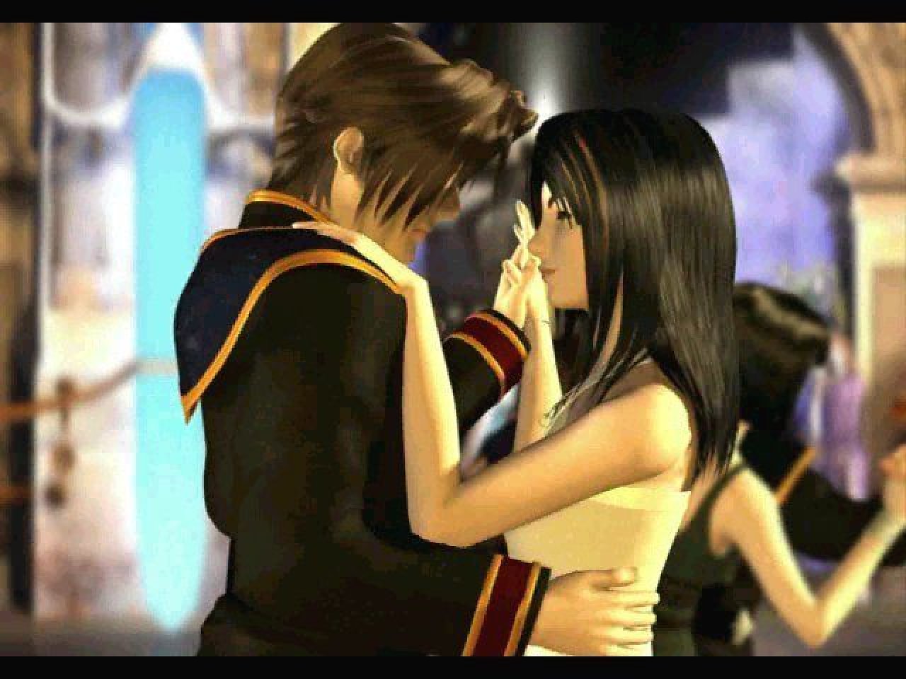 Squall und Rinoa, tanzend