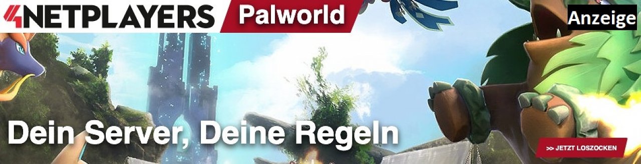 Banner zum eigenen Palworld Server via 4netplayers.com