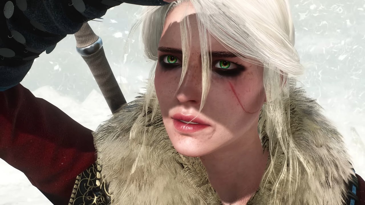 Ciri schaut in die Ferne