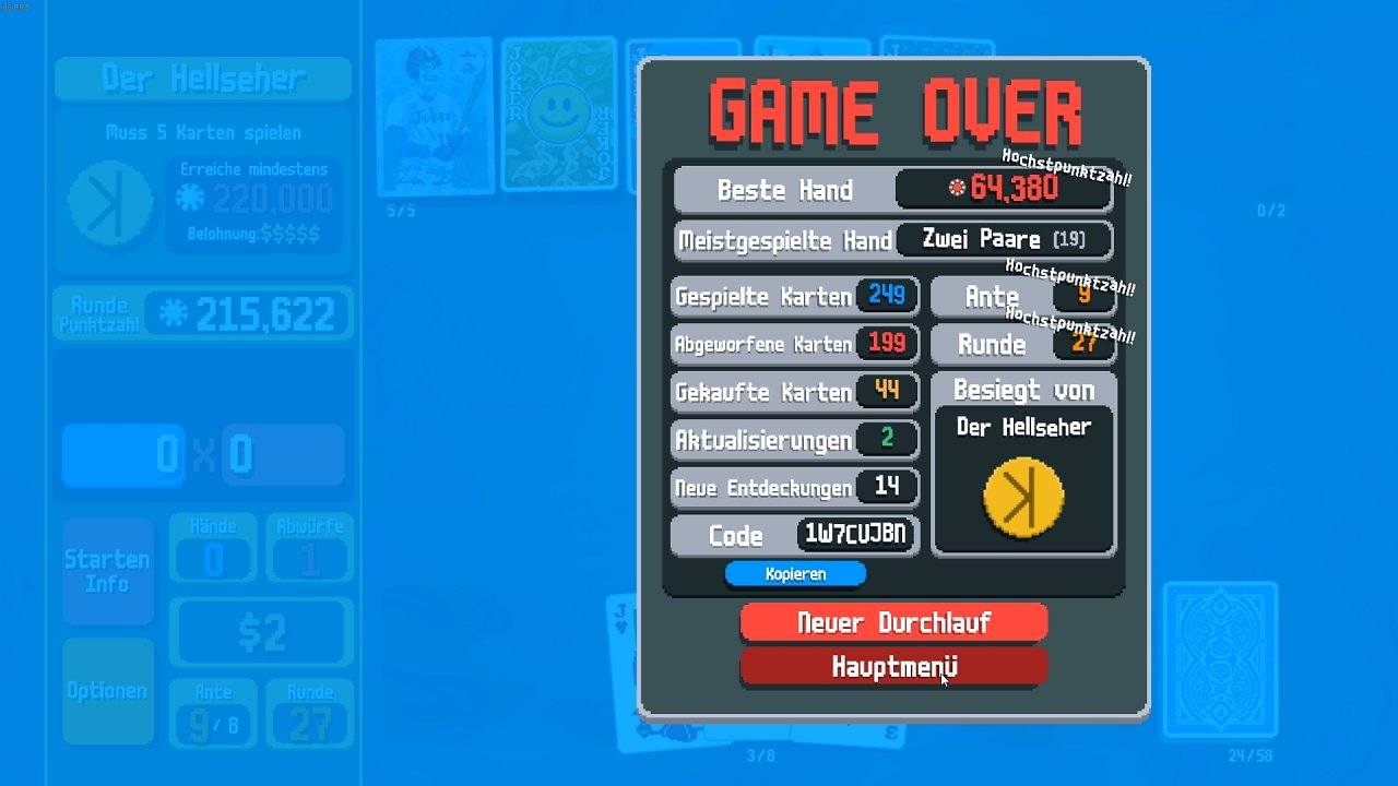 Wer Pech hat und schon früh keine guten Upgrades zieht, guckt in die Röhre: Ein schlechter Start lässt sich später kaum noch ausgleichen.
