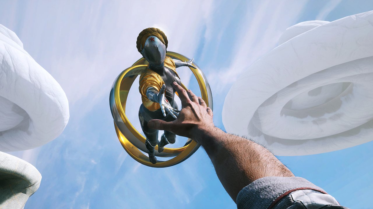 Netschajew greift nach Blesnas Hand.