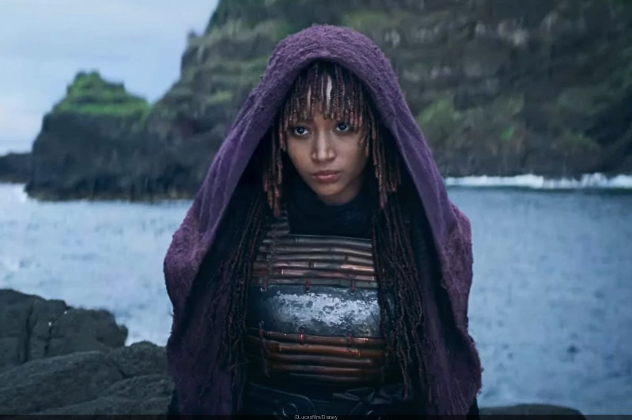 Amandla Stenberg in Star Wars: The Acolyte.