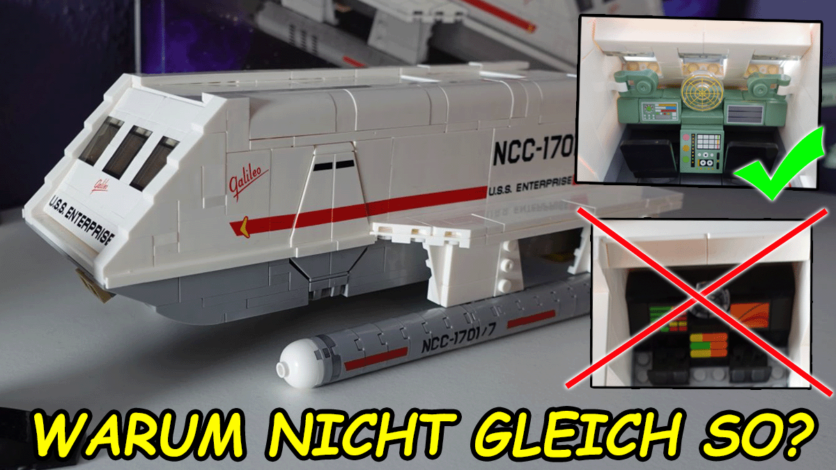 [01/04/2024] Die neue Galileo von Bluebrixx aufgebaut: Viel mehr Teile, zusätzliche Details und ohne Fehler der ersten Auflage (24)