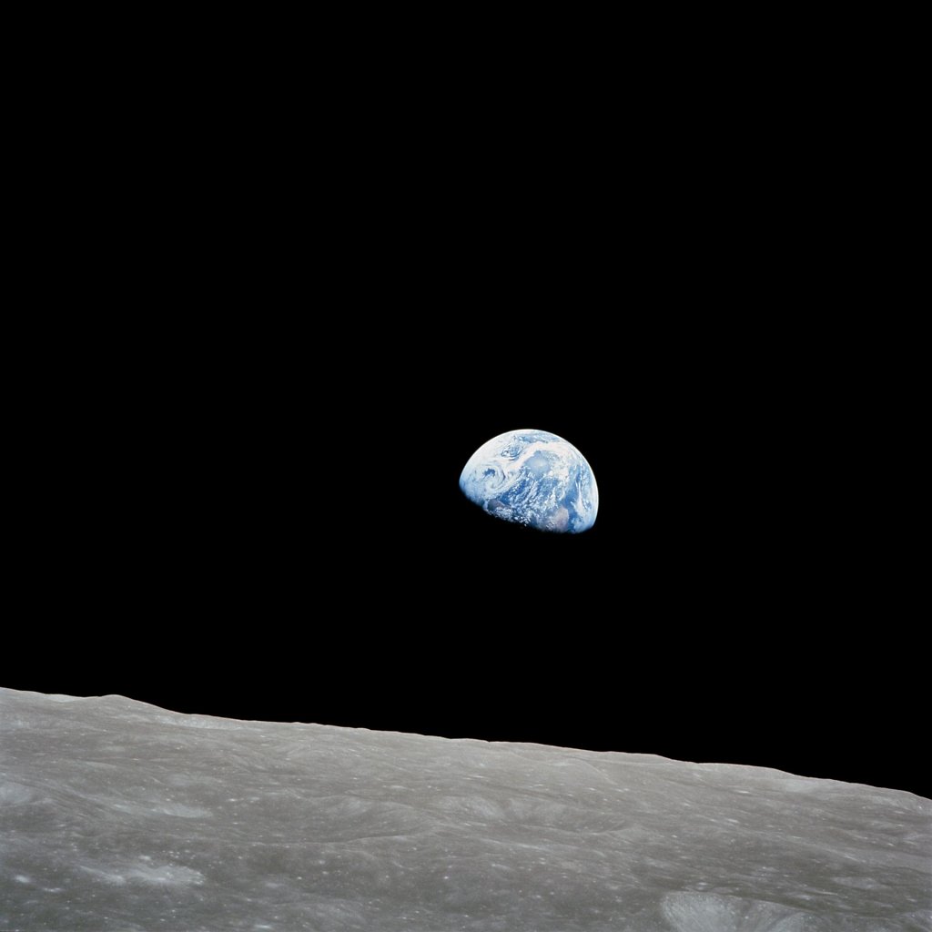 Weihnachten 1968: Das legendäre Earthrise-Foto von Apollo 8