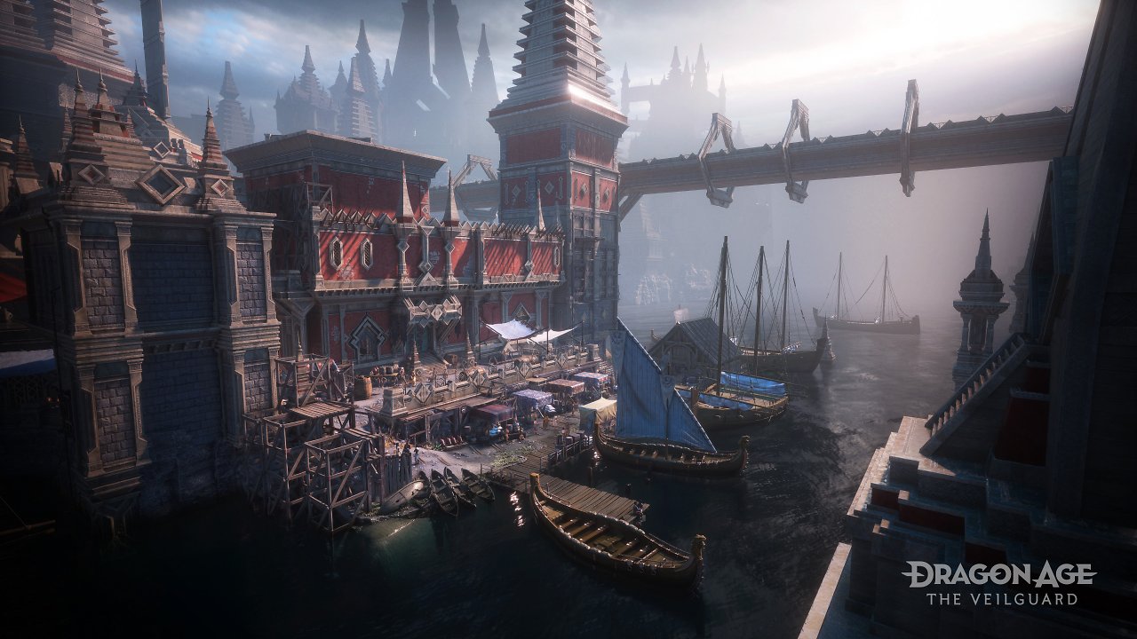 Eine Hafen-Szene, vermutlich in Minrathous