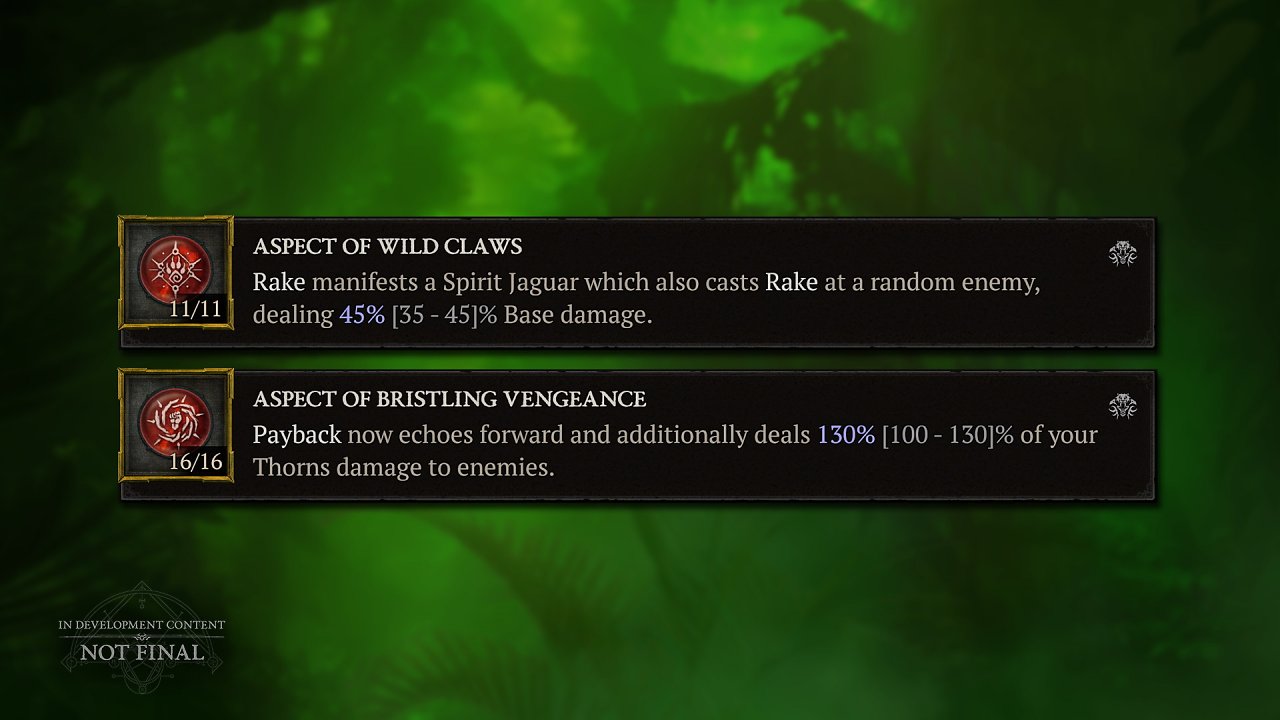 Aspekte des Geistgeborenen in Diablo 4