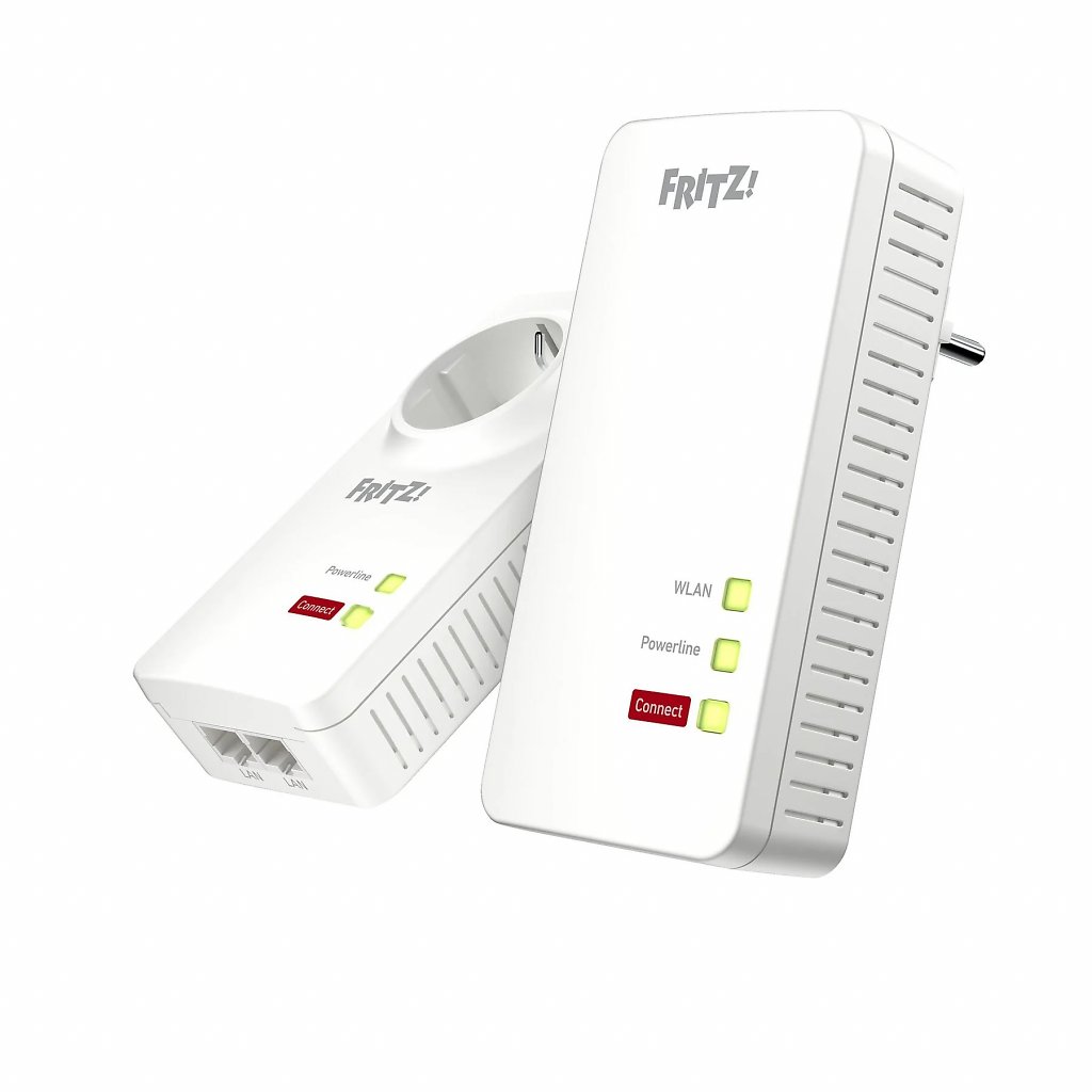 [27/08/2024] Mit dem AVM FritzPowerline 1260 kann via Stromleitung das Internet im ganzen Haus verteilt werden.