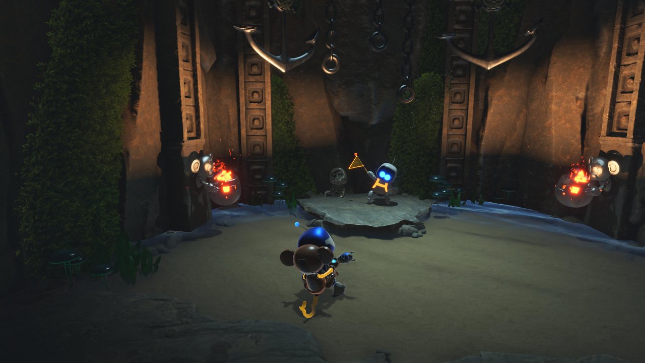 Astro Bot rettet einen anderen Bot