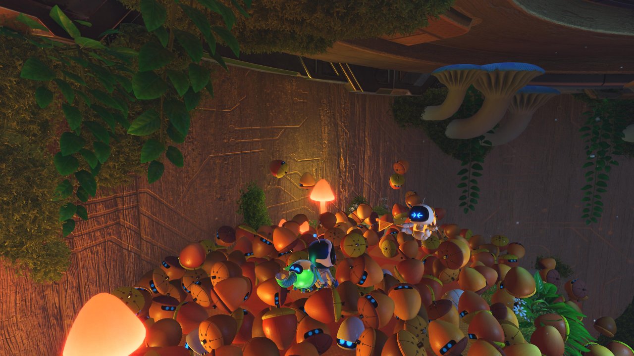 Astro Bot rettet einen anderen Bot