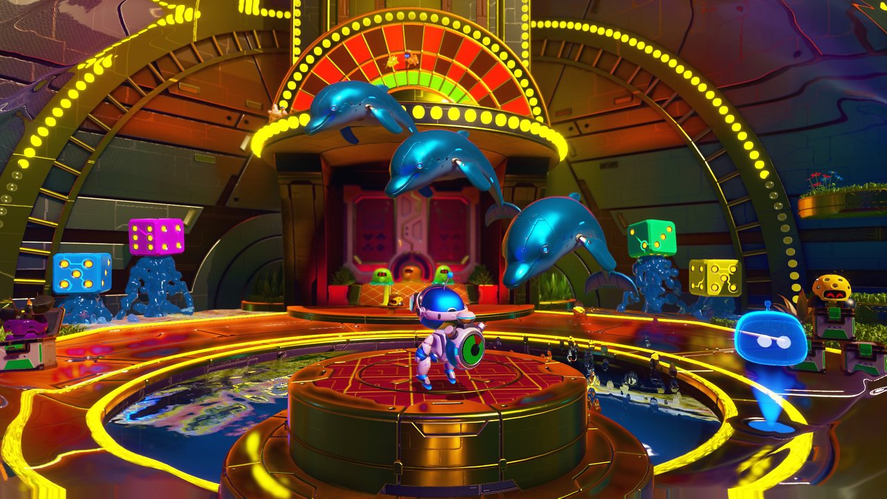 Astro Bot rettet einen anderen Bot