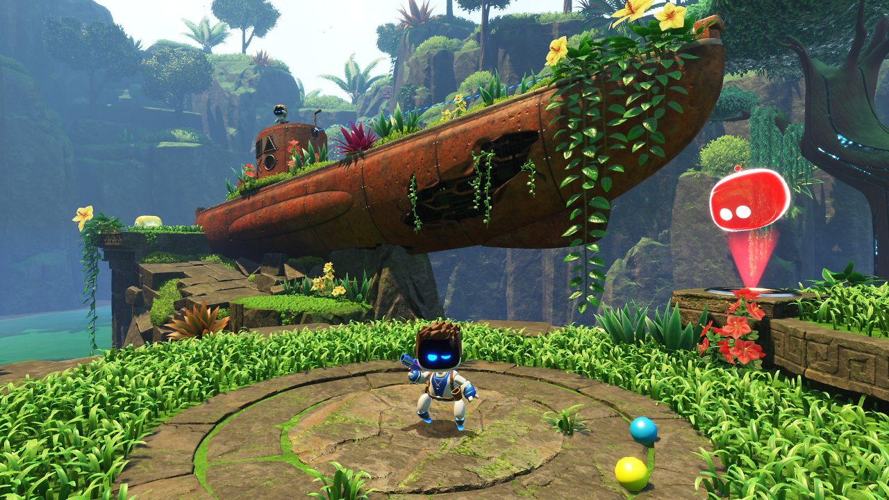 Astro Bot rettet einen anderen Bot