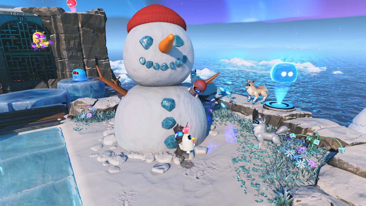 Astro Bot rettet einen anderen Bot