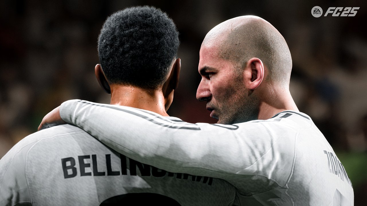 Zinedine Zidane und Jude Bellingham in EA Sports FC 25