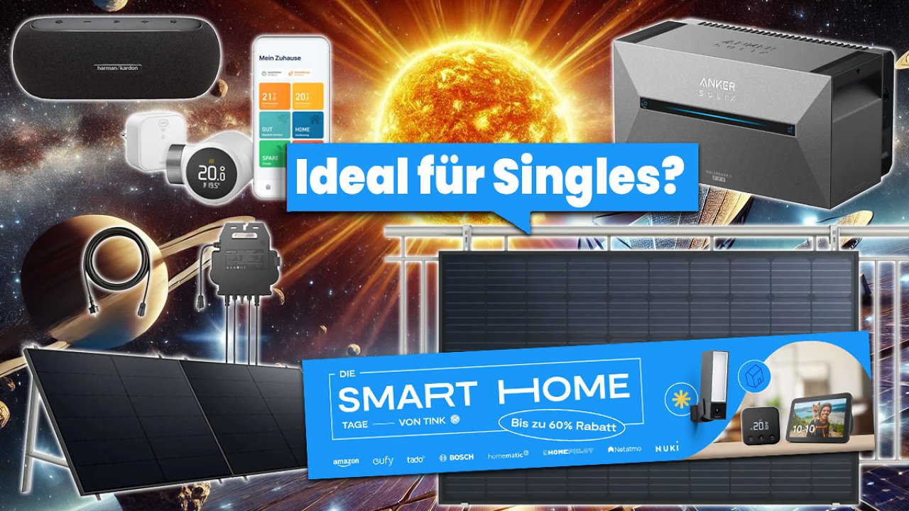 [04/09/2024] Ideal für kleine Balkone: tink wirft Mini-PV-Anlage samt Halterungen für 180 € raus - auch Anker Solarbank 2 billiger (1)