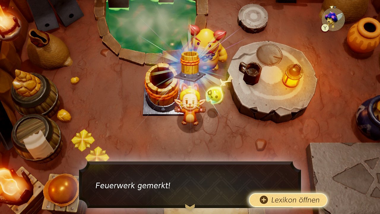 Das Feuerwerk in The Legend of Zelda: Echoes of Wisdom .