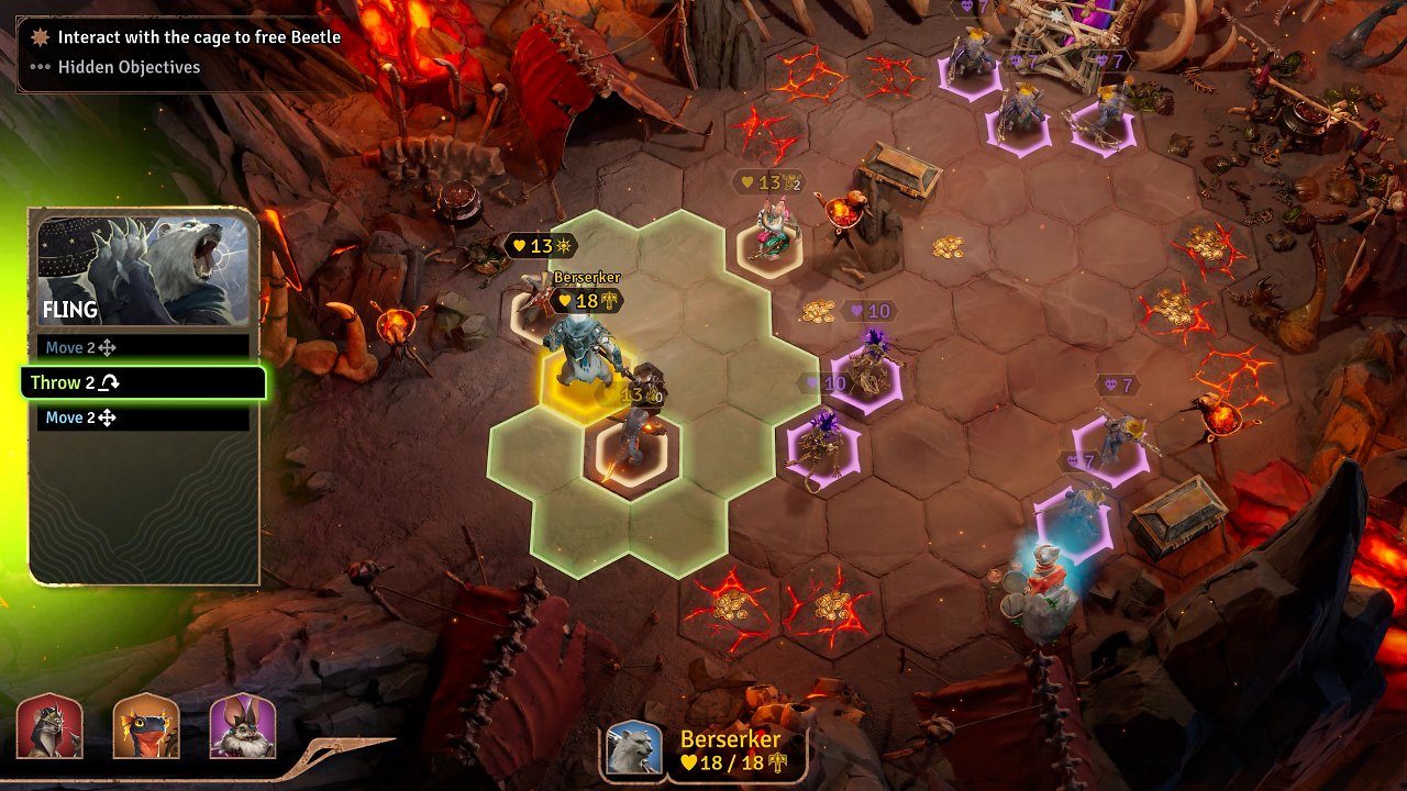 Berserker-Gameplay aus Sunderfolk.