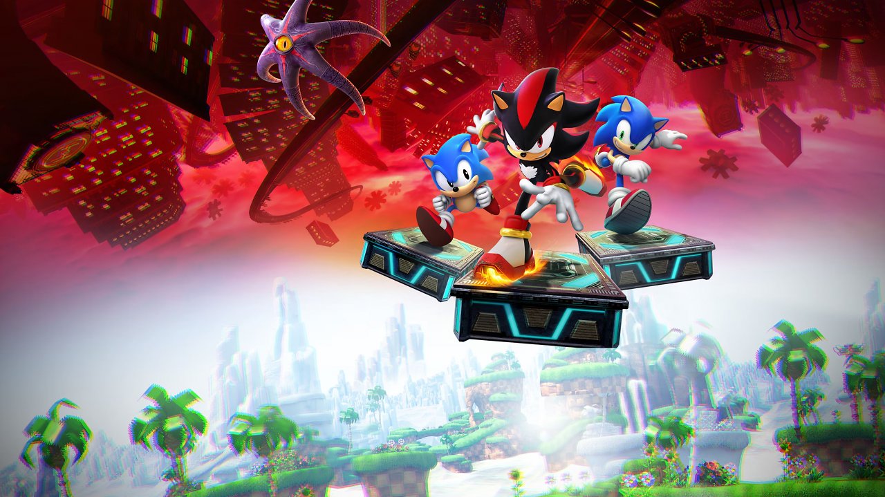 Das Titelbild von Sonic X Shadow Generations