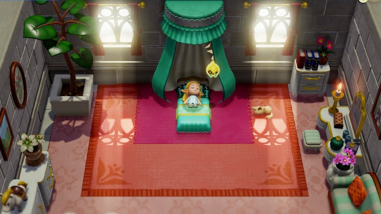 Zelda hält ein Schläfchen in The Legend of Zelda: Echoes of Wisdom
