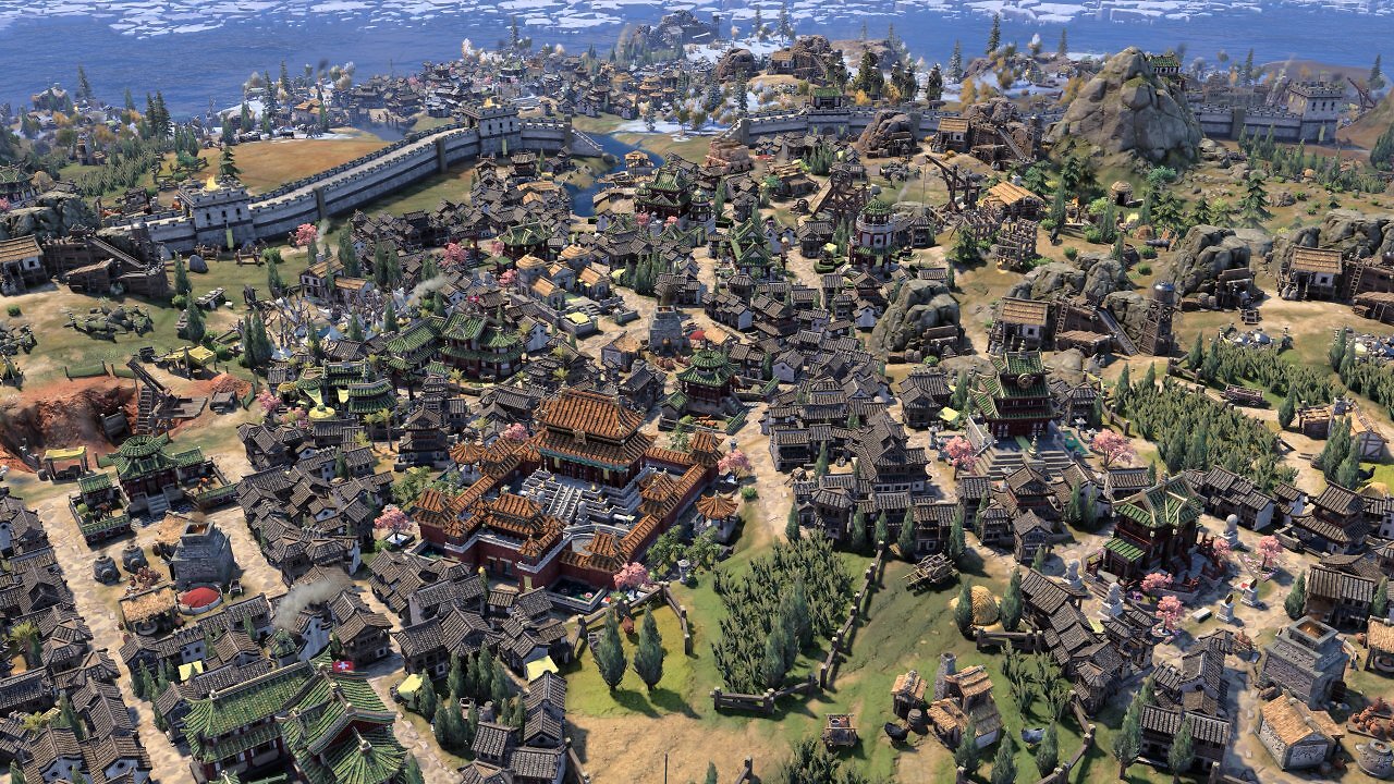 Eine große chinesische Stadt