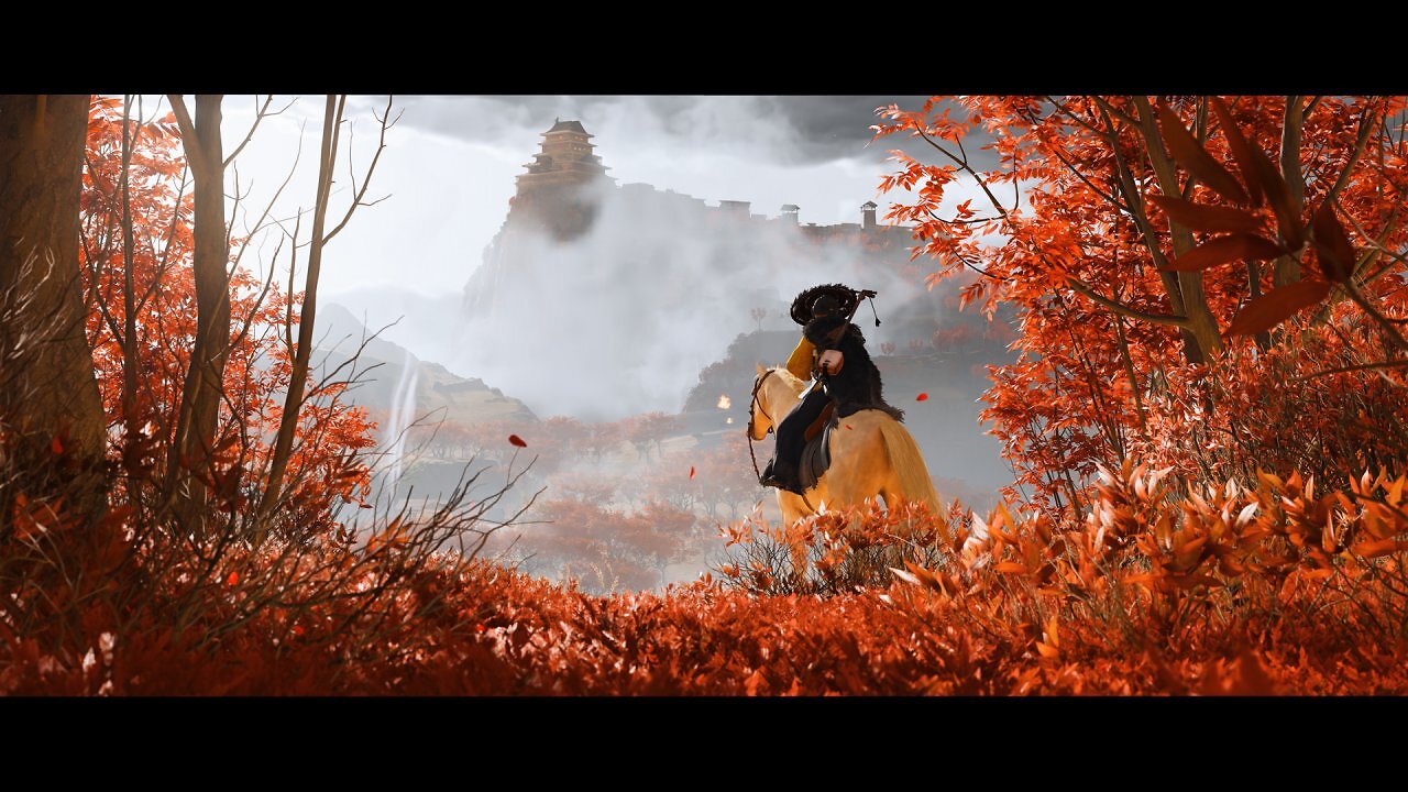 asiatische Umgebung im Herbst