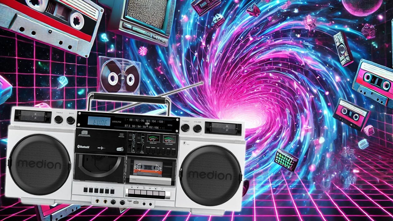 [24/02/2025] Rücksturz in die 80er: Ghettoblaster von Medion mit Kassette, CD, Bluetooth bei Amazon nie billiger