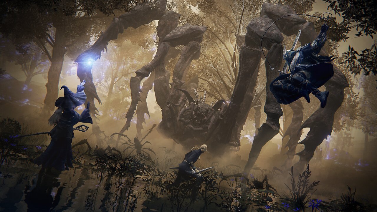 Die Riesenspinne aus Dark Souls 2 in Nightreign