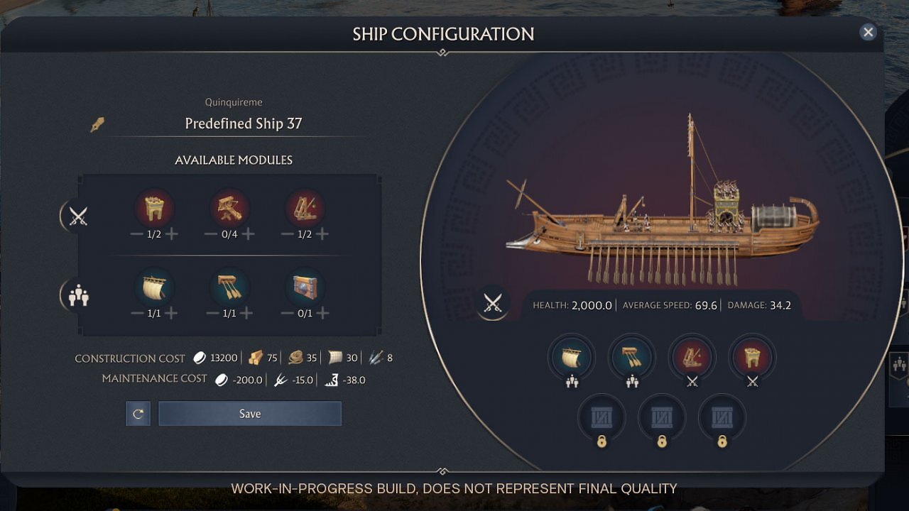 Der Schiffskonfigurator von Anno 117.