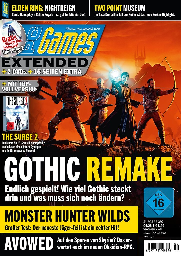 Das Cover der PC Games Extended 04/25
