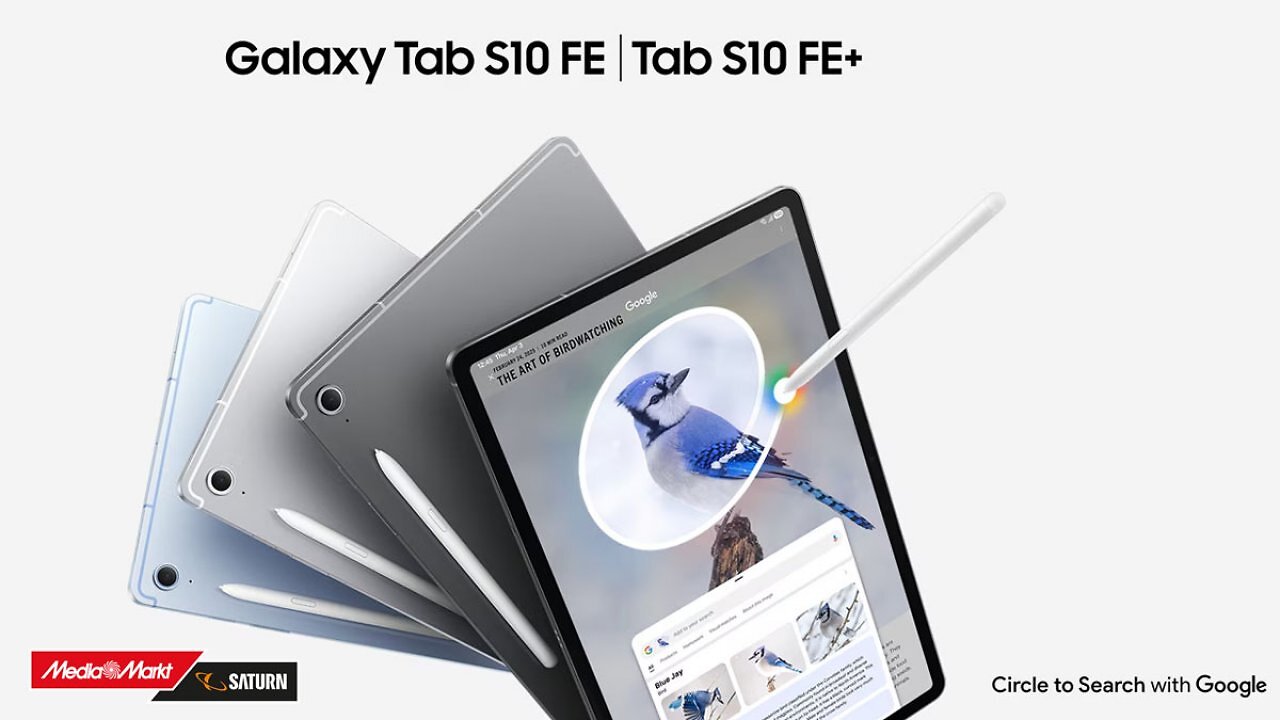 Brandneue Samsung-Tablets zum Release schon mit Rabatt bei MediaMarkt - Galaxy Tab S10 FE(+)