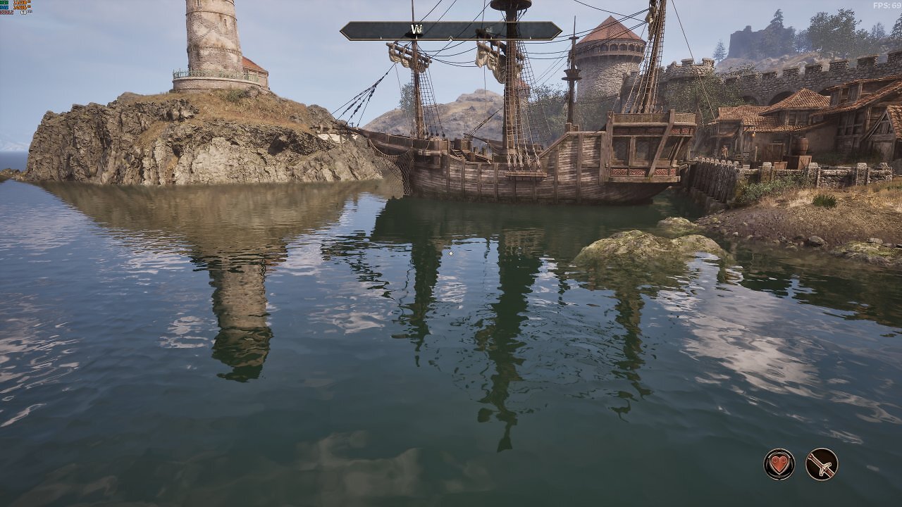 Die Spiegelungen im Wasser im Oblivion Remaster