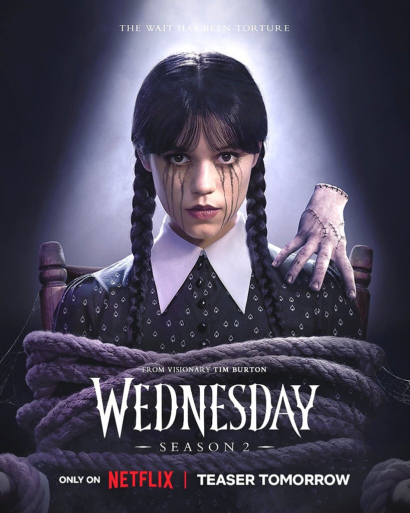 [22/04/2025] Die Staffel 2 von Wednesday bei Netflix stellt einen neuen Rekord auf.