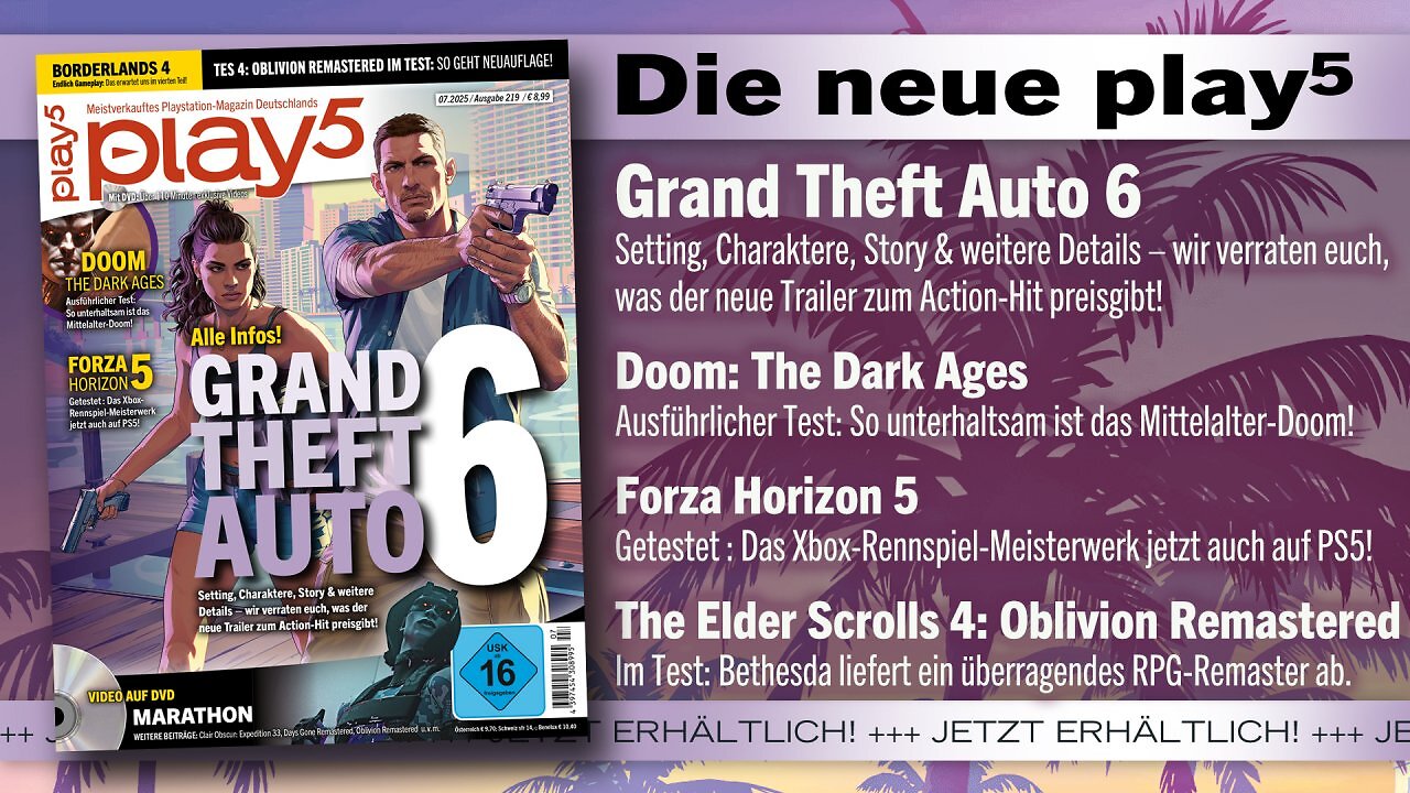 Die wichtigsten Themen der play5 07/25