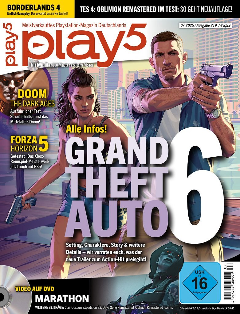 Das Cover der play5 07/25