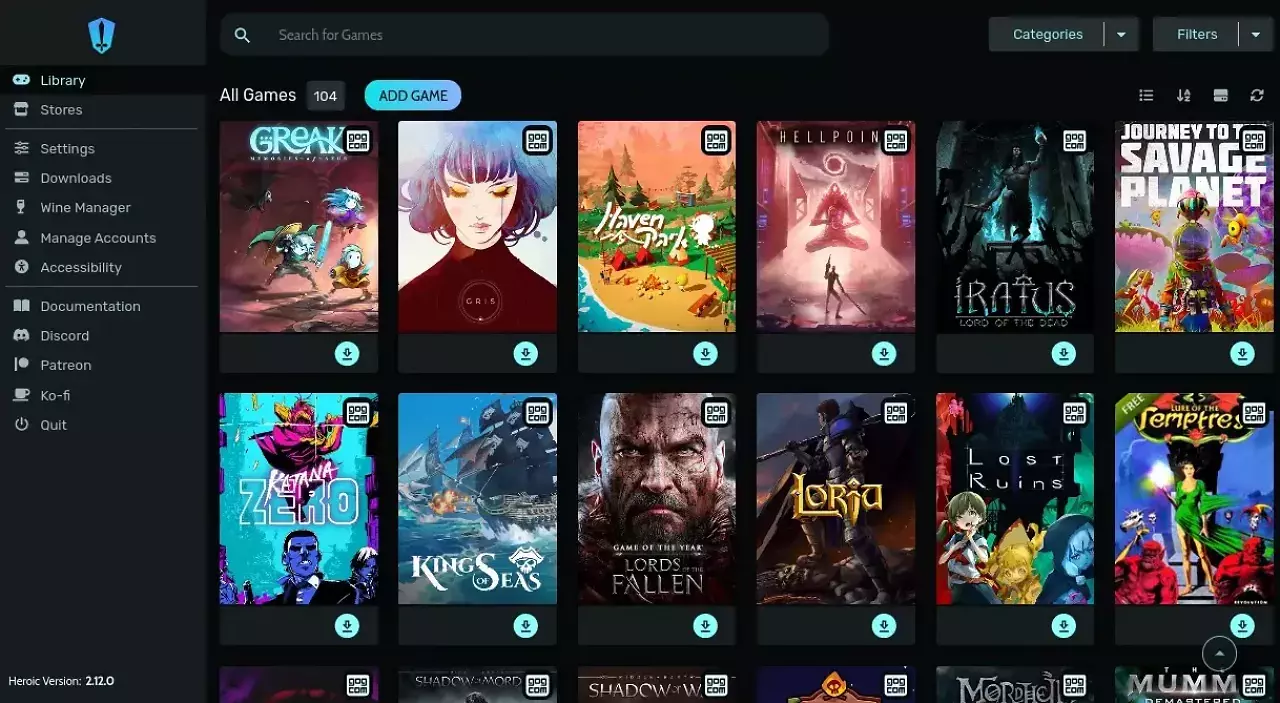 [24/06/2025] Heroic Games Launcher